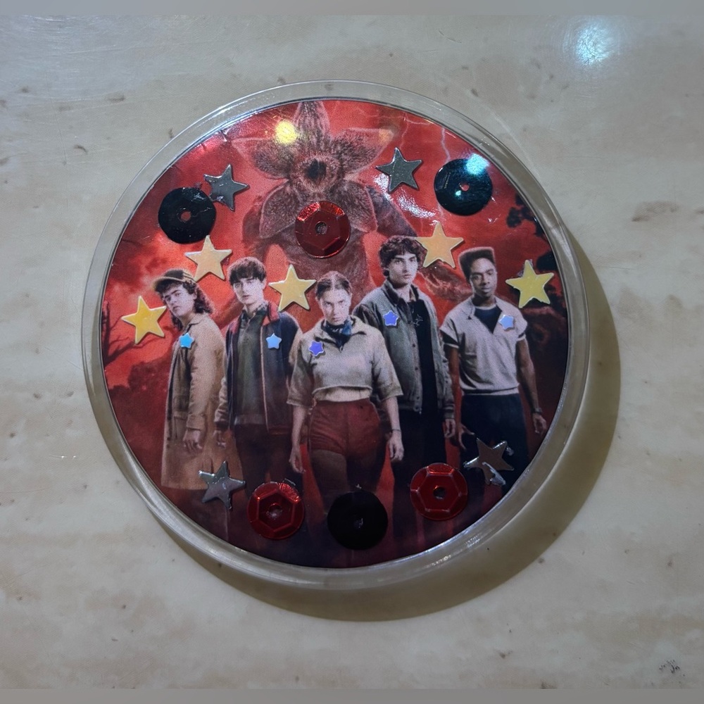 NWT Handmade Stranger Things Button Pin.